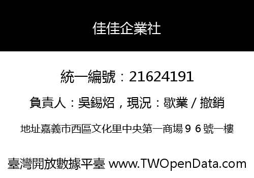 佳佳企業社