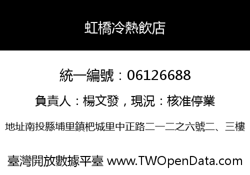 虹橋冷熱飲店