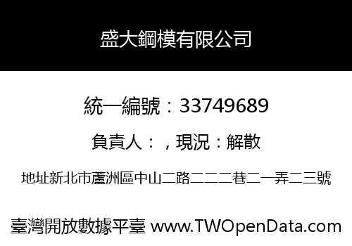 盛大鋼模有限公司