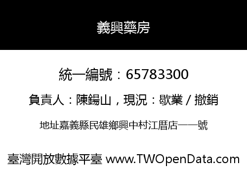 義興藥房
