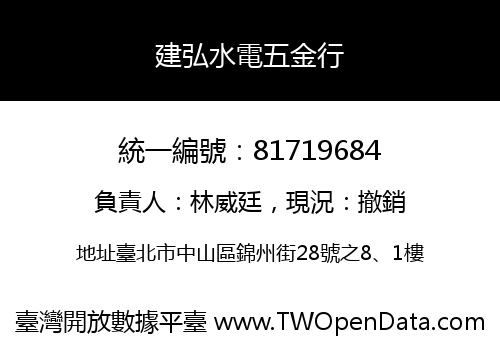 建弘水電五金行