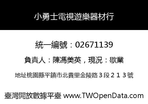 小勇士電視遊樂器材行