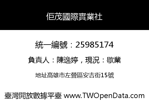 佢茂國際實業社