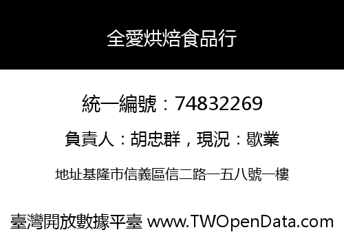全愛烘焙食品行