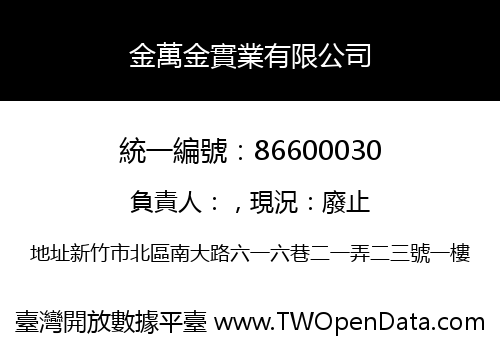 金萬金實業有限公司