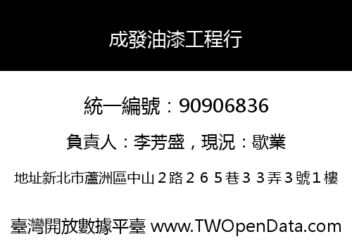 成發油漆工程行