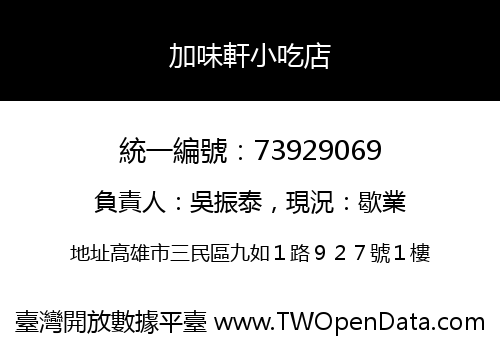 加味軒小吃店
