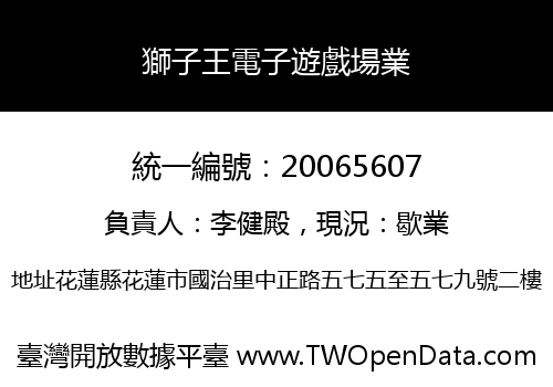 獅子王電子遊戲場業