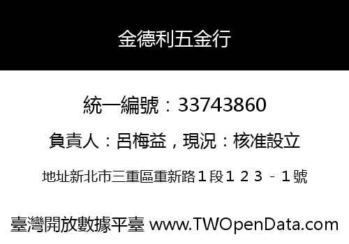 金德利五金行