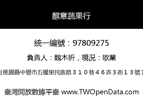 麒意蔬果行