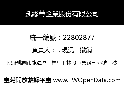 凱絲蒂企業股份有限公司
