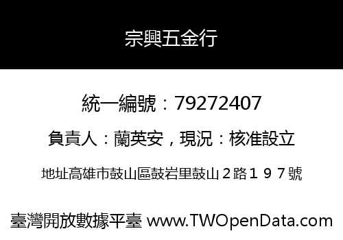 宗興五金行