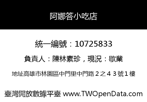 阿娜答小吃店