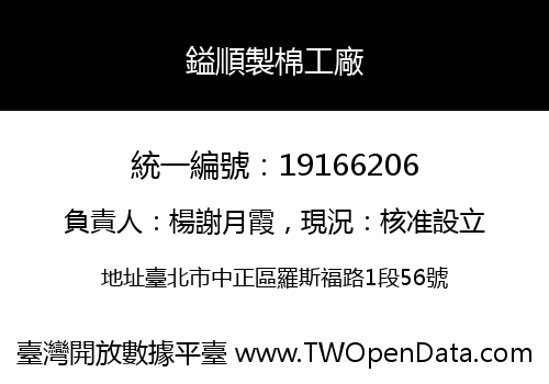 鎰順製棉工廠