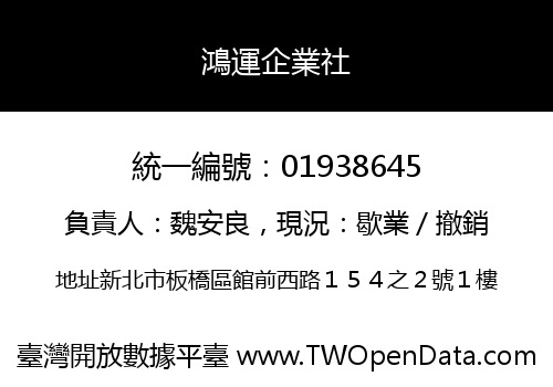 鴻運企業社