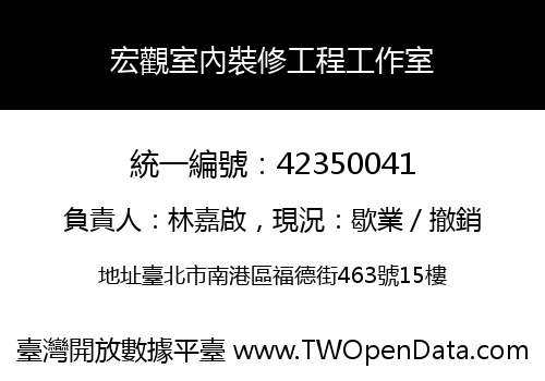 宏觀室內裝修工程工作室