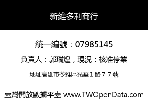 新維多利商行
