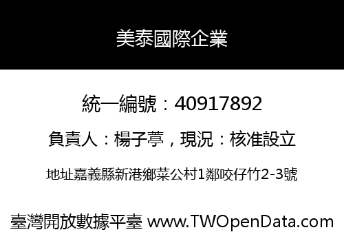 美泰國際企業