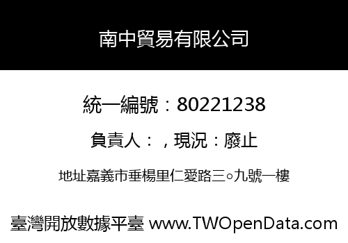南中貿易有限公司