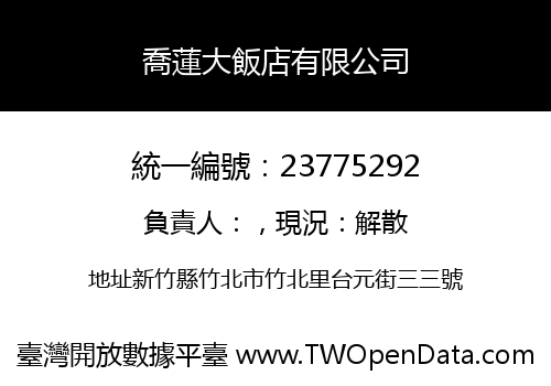 喬蓮大飯店有限公司