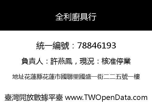 全利廚具行