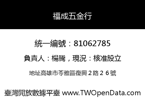 福成五金行