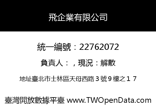 飛企業有限公司