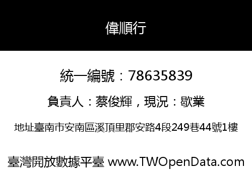 偉順行