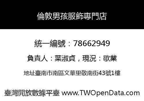 倫敦男孩服飾專門店