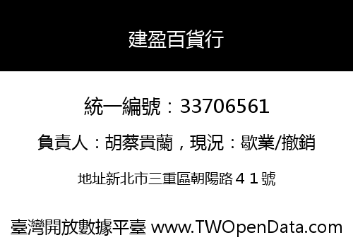 建盈百貨行