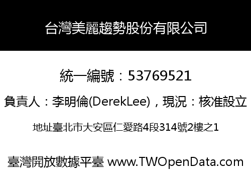 台灣美麗趨勢股份有限公司