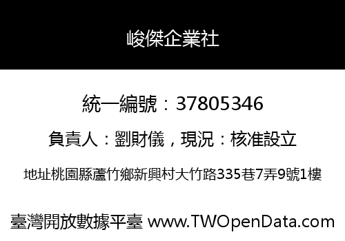 峻傑企業社