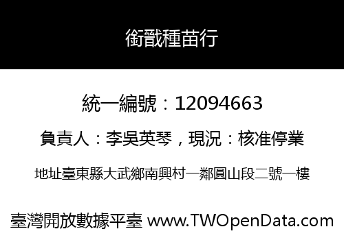 銜戩種苗行