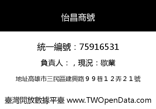 怡昌商號