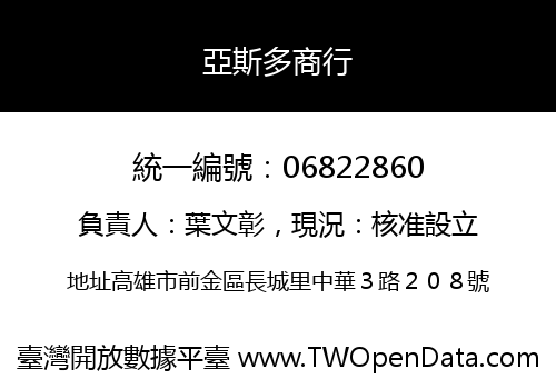 亞斯多商行