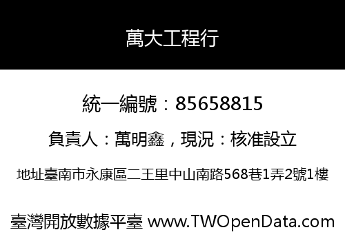 萬大工程行