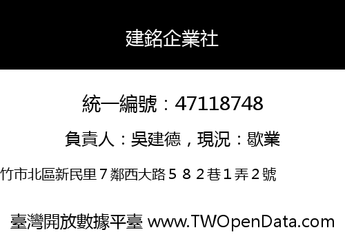 建銘企業社