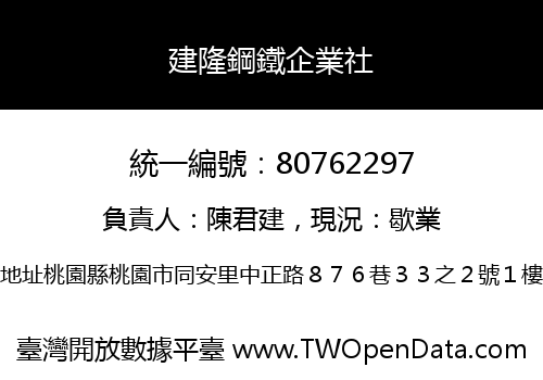 建隆鋼鐵企業社
