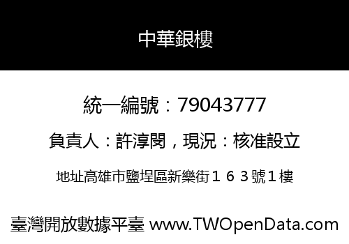 中華銀樓