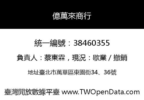 億萬來商行