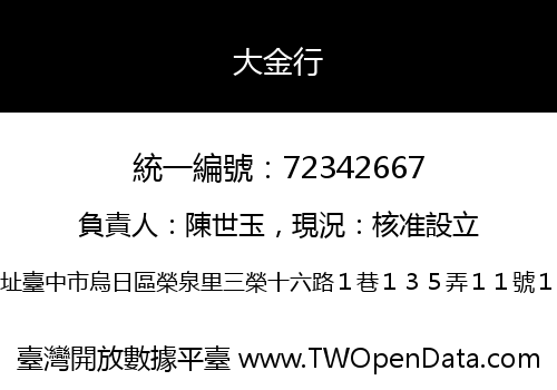 大金行