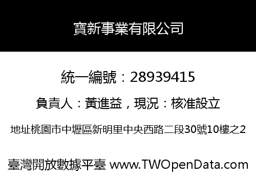 寶新事業有限公司