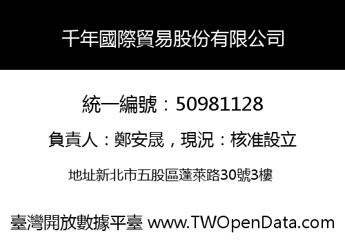 千年國際貿易股份有限公司