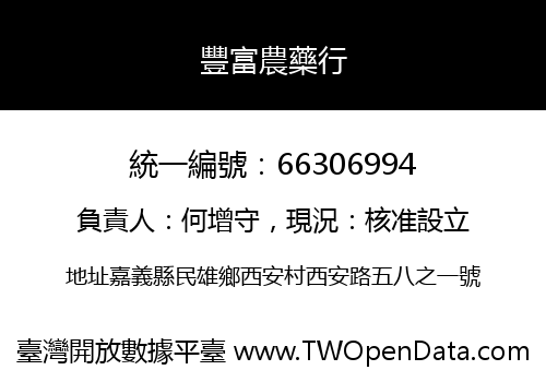 豐富農藥行