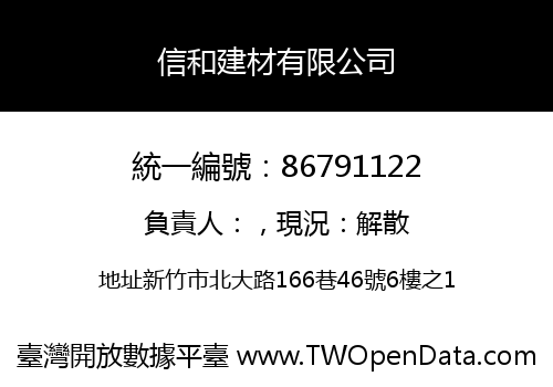 信和建材有限公司