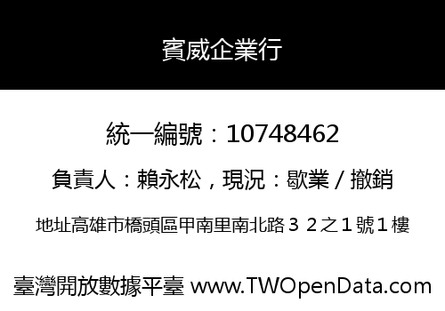 賓威企業行
