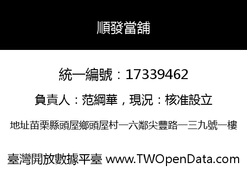 順發當舖