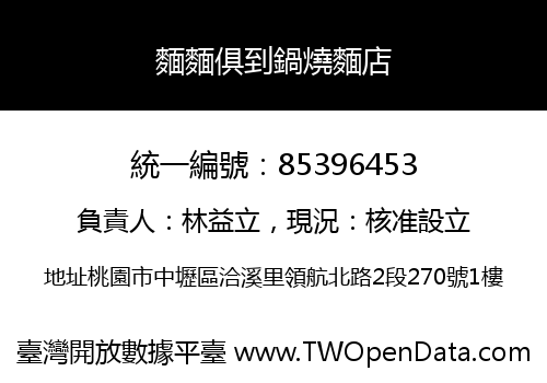 麵麵俱到鍋燒麵店