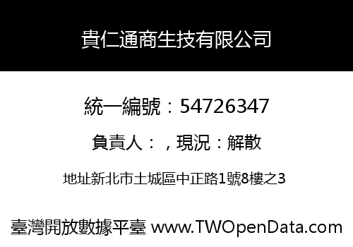 貴仁通商生技有限公司