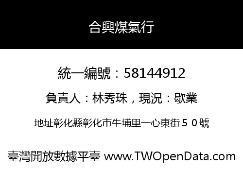 合興煤氣行